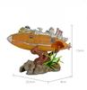 Creative Aquarium Landscaping Sunken Ship Octopus Airship Warship Rockery Decoration Submarine Shelter Aquarium Landscape
