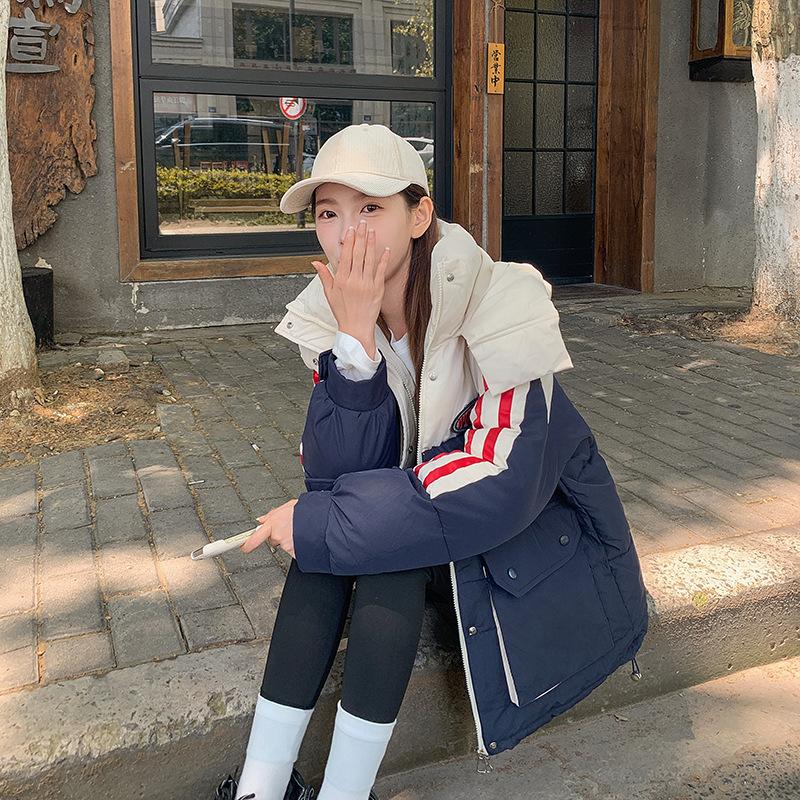 Winter new down cotton-padded clothes women's loose casual cotton-padded clothes college style students thickened cotton-padded jackets tide