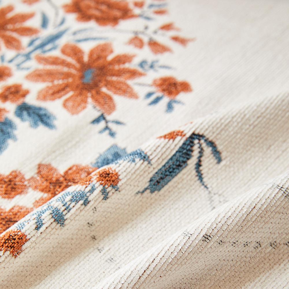 Retro Chenille Jacquard Anti-Scratch Sofa Cover - All-Season, Full Coverage, Cat-Resistant, Versatile Sofa Protector.