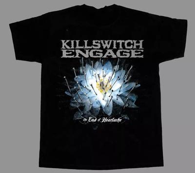 The End of Heartache Killswitch Engage Band Schwarzes T-Shirt, Größe S-4XL