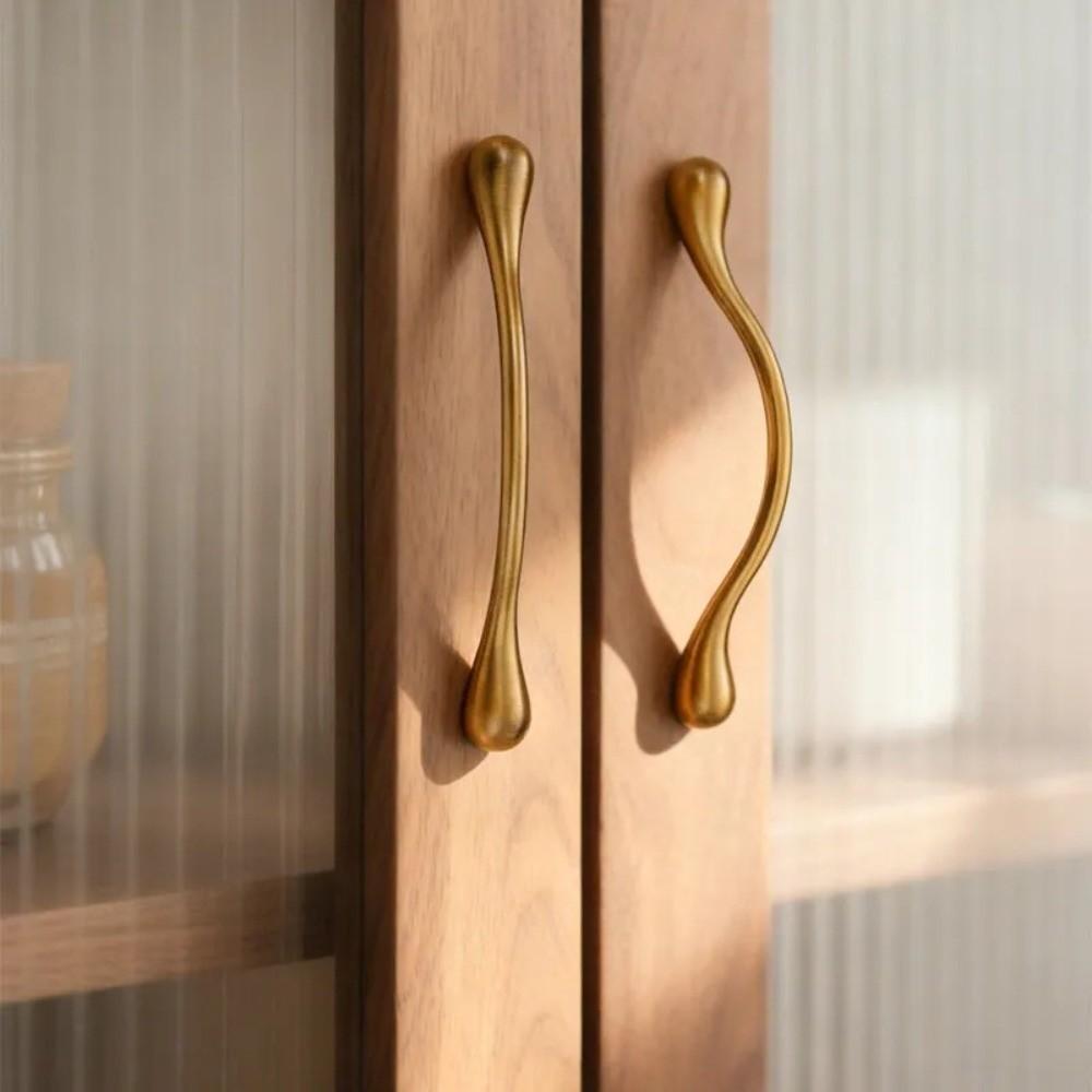 Maniglie Robuste per Armadi Retro Oro/Argento Lega di Zinco Maniglie per Guardaroba Pomelli per Cassetti Stile Francese