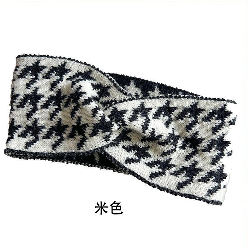 

Широкополая защита волос повязка на лоб женская 2025 новый головной убор шерстяной ретро спортивная повязка на голову послеродовая повязка полотенце