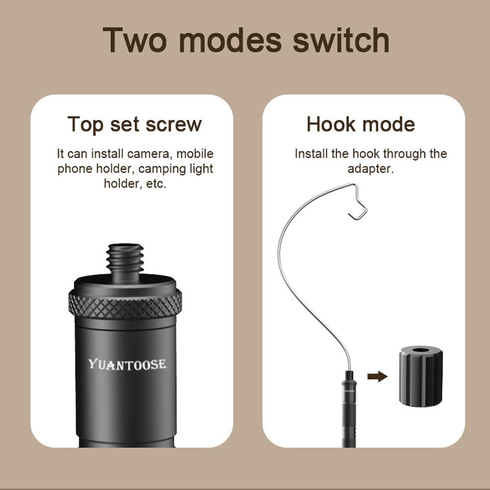 Suport de lumină din aliaj de aluminiu ușor, detașabil, lampă, portabilă în aer liber, ușor de construit