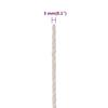 Working Rope White 3 Mm 250 M Polypropylene