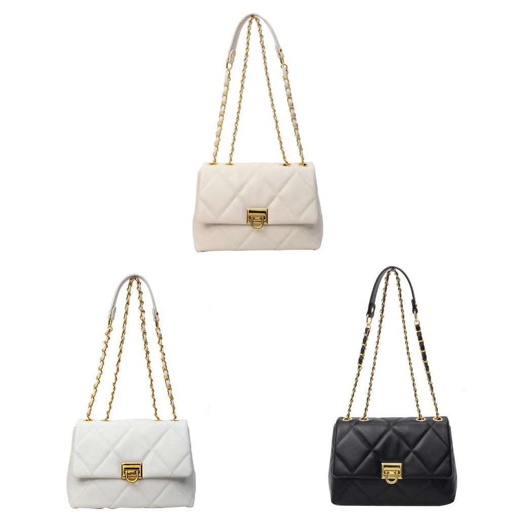 Pu Quilted Chain Bag For Women With Crossbody Design For Daily Use