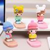 Anti Slip Cute  Mobile Phone Holder Figure Model Cartoon Phone Bracket  Watching Tv