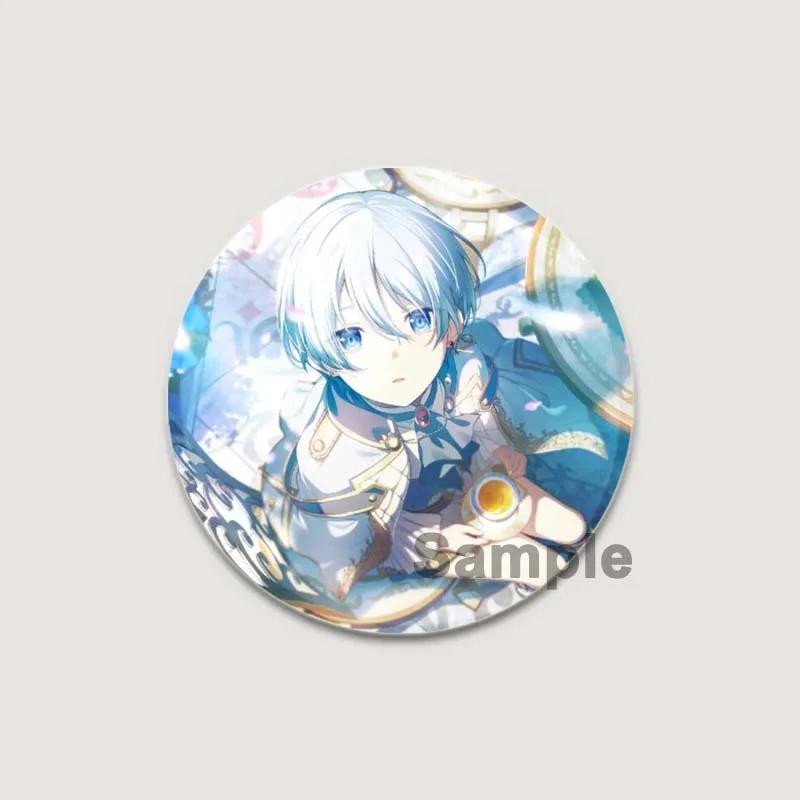 32/44/58mm Project SEKAI Blaszany Pin Okrągły Kreskówkowy Wpinany Broszki na Plecak Ubrania Akcesoria Odznaka Kolekcjonerska Anime Dekoracja Słodki