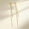 European & American Style Long Chain Tassel Earrings - Unique Fashion Design for Women
