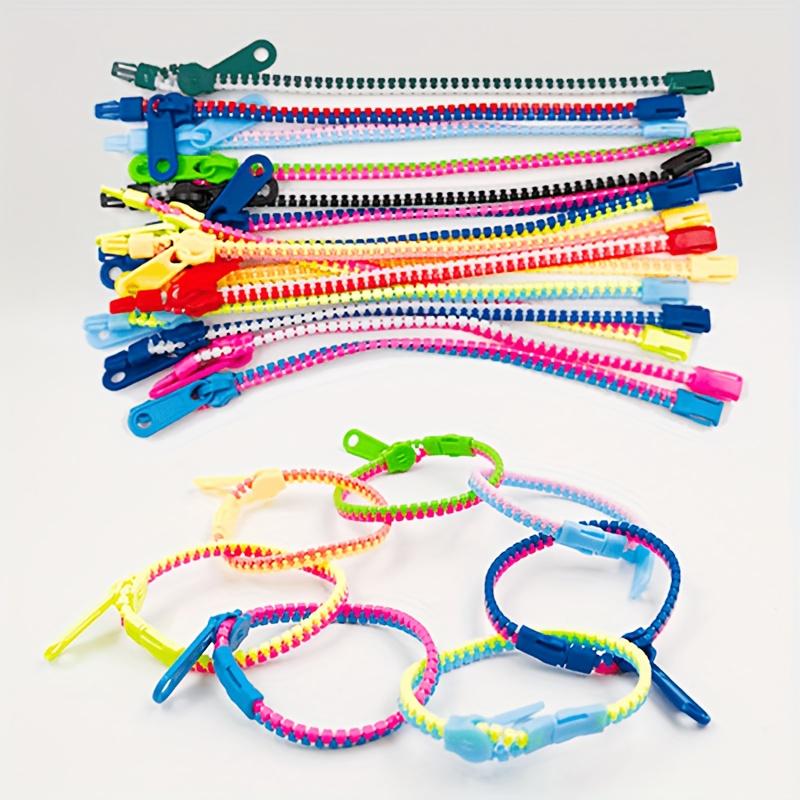 20 Stück Zweifarbige Sensorik-Armbänder - Bunte Kunststoff-Dekompression für Erwachsene, Linderung von Autismus und Angstzuständen, Kleine Geschenke für Hochzeitsfeiern