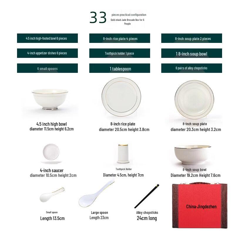 Qiwei Jingdezhen Cream Style 5-inch Footed Ceramic Rice Bowl
