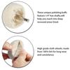 7Pcs Flannelette Polishing Wheel Kit Buffing Pads With 1/4" Hex Shafts Polishing Mop Wheel Grinding Head For Drill