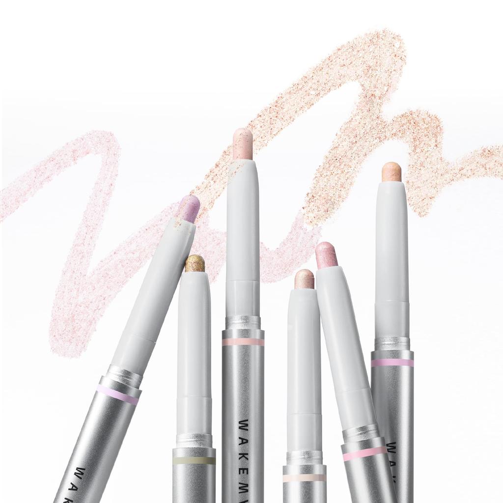 wakemake Glitz Longwear Stick Shadow 01 Silhouette Korean 0.45g, Under-Eye Shadow, Glitter, Cosmetics, Long-Lasting, Long-Lasting