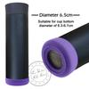 1Pc 6.5CM 16G 15 Colour Threaded Soft Silicone Cup Bottom Cover Wear Resistant Ring Sleeve Sheath Anti Slip Good Toughness