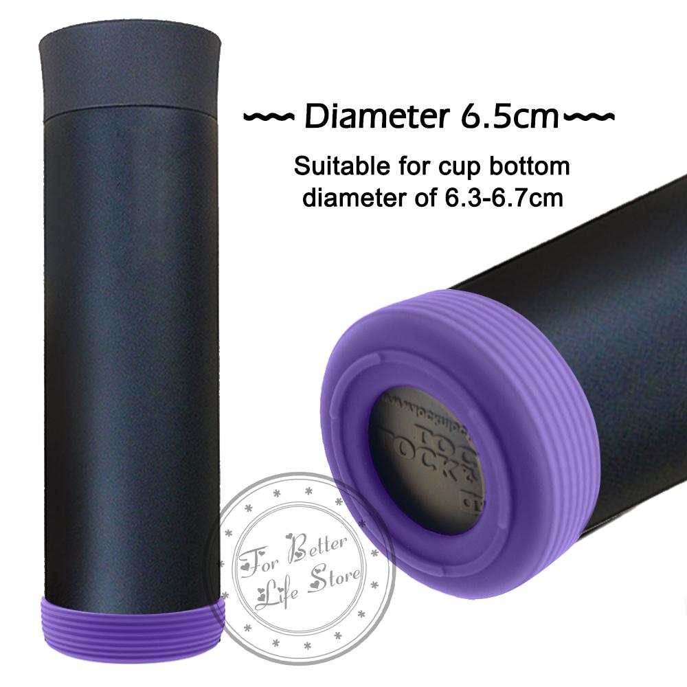 1Pc 6.5CM 16G 15 Colour Threaded Soft Silicone Cup Bottom Cover Wear Resistant Ring Sleeve Sheath Anti Slip Good Toughness