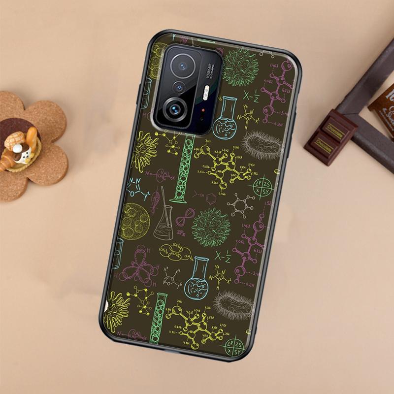 Vintage Seamless Chemistry Laboratory Case For Xiaomi 13 14 Ultra 11T 12T 13T 14T Pro POCO X7 Pro X3 X5 X6 F3 F5 F6 M6 Pro Cover