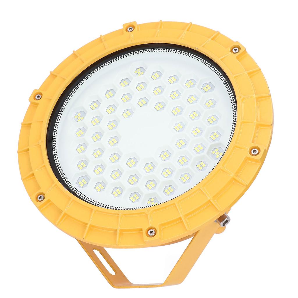 100W 12000LM LED Light Round Tempered Glass Cover Explosion Proof Work Lamp for Factory Tunnel Wareh