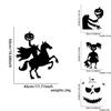 Kreative Halloween Dekoration Stoff Türsticker Schädel Hand Kürbis Für Spukhaus