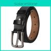Stylish Leather Belt With Pin Closure Design For Daily Office And Style Casual