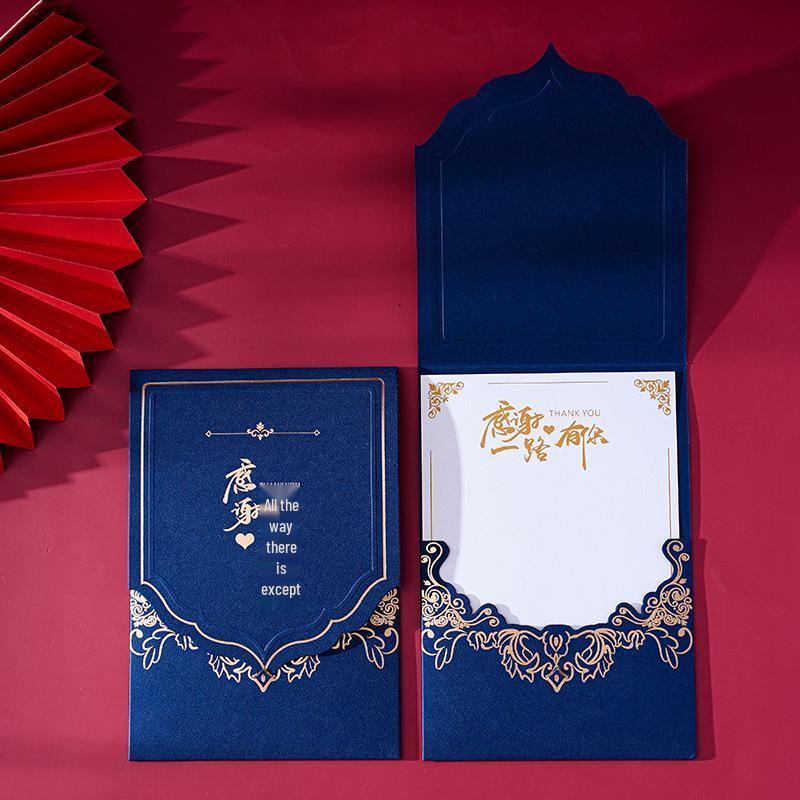 Creative Dried Flower Thank You Card for Teacher, Employee, Birthday, or Thanksgiving