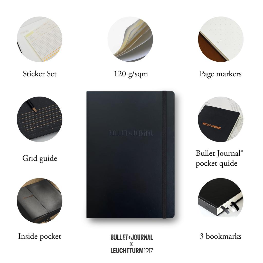 Leuchtturm Bullet Journal Edition 2 A5 Dotted Yellow Notebook 371205 Officially Imported