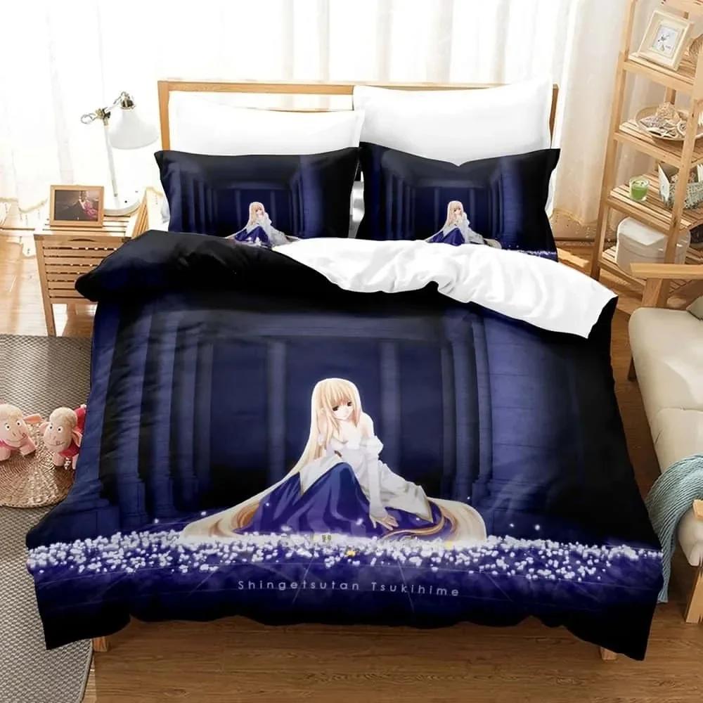 3d Print Anime Game Melty Blood Neco Arc Bedding Set Single Twin Full Queen King Size Bed Set Adult Kid Bedroom Duvet cover Sets
