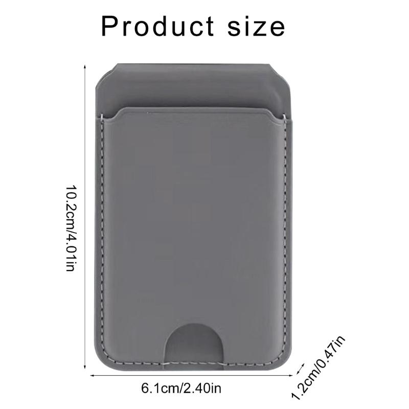 Adjustable Foldable Desk Phone Mount Wide Compatibility Phones Magnetic Holder with Card Storage Function Everyday Use