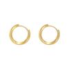 Ear Hoop Women's Niche Design Lightweight Luxury Stud Earrings, High-end Golden Ring-shaped Earrings, Hoop Jewelry.