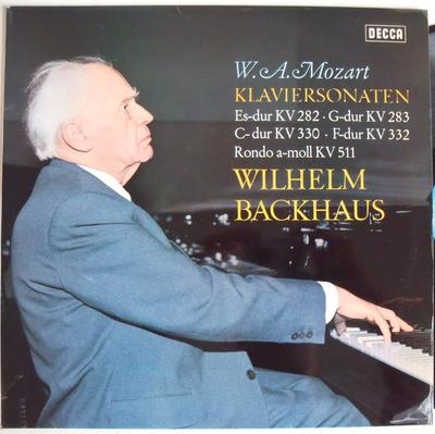 LP Record WILHELM BACKHAUS - Mozart Sonate Nr12 F Dur Kv332 / Nr SXL21163B DECCA 1974 Germany Classical Used