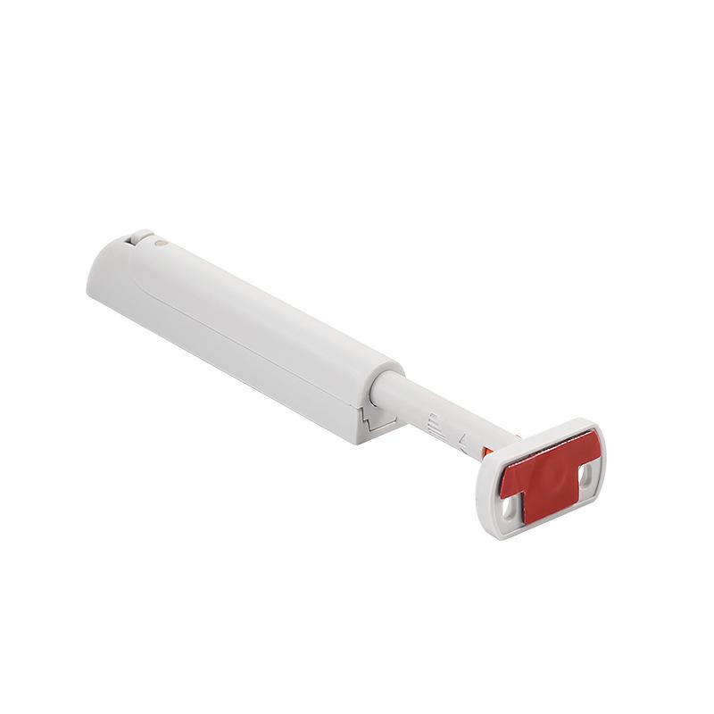 Self-Locking Recessed Door Stopper with Spring-Back Mechanism