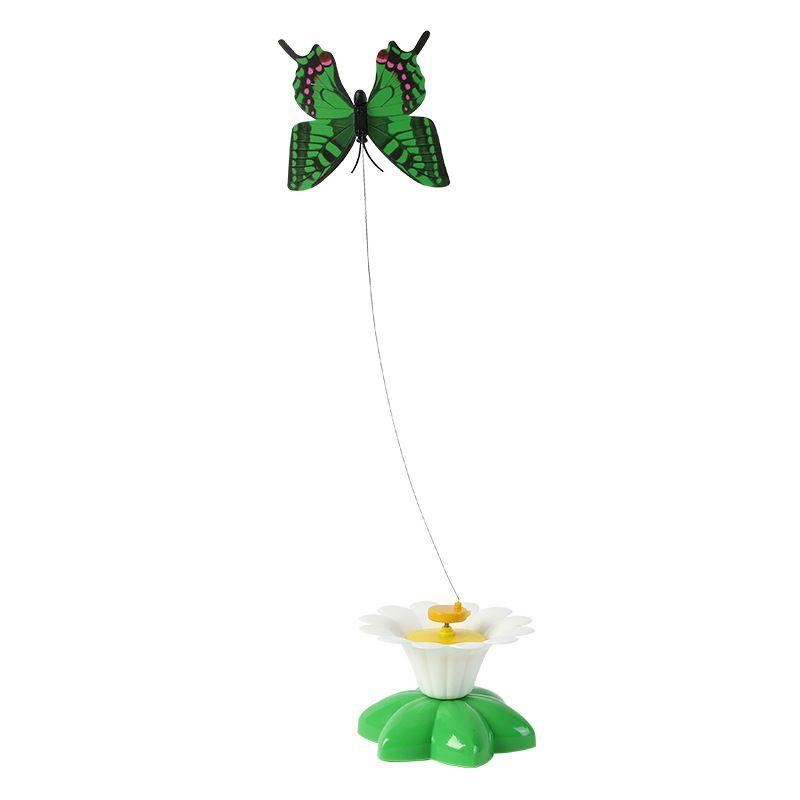 

Cat Toy Cat Teaser Artificial Electric Bird Automatic Rotate Butterfly Cat Relieving Stuffy Handy Gadget Pet All Products [Hot] Rotate small butterfly toy (send battery)