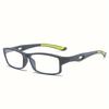 3PCS Sport Style Non-Prescription Reading Glasses Anti-Blue Light Rectangular Full Rim Eyewear PC Frame Material