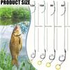 European Carp Fishing Rig: Barbed Hook & Bait Cage for Hand-Cast Rod