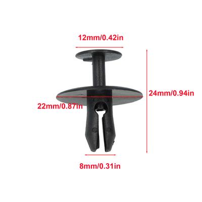 Car Bonnet Bumper Rivet Clips Trim Grille Clips Fasteners  6997T2 699783 For Peugeot 206 207 307 308 3008 Citroen C2 C3 C4 C6 C8