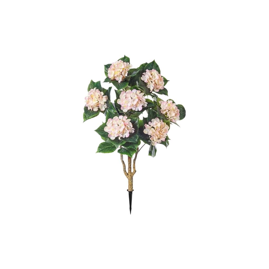 1pc3ft   Simulation Hydrangea Potted Plant Outdoor Garden Decoration Artificial Flower Tree Artificial Plant Ground Insert