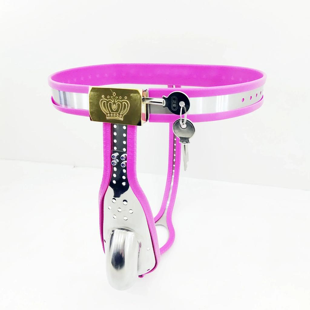 Stainless Steel Male Chastity Belt Cock Cage Restraint Lockable Chastity Device Anal Beads SexToys for Men BDSM T Type Gear Game
