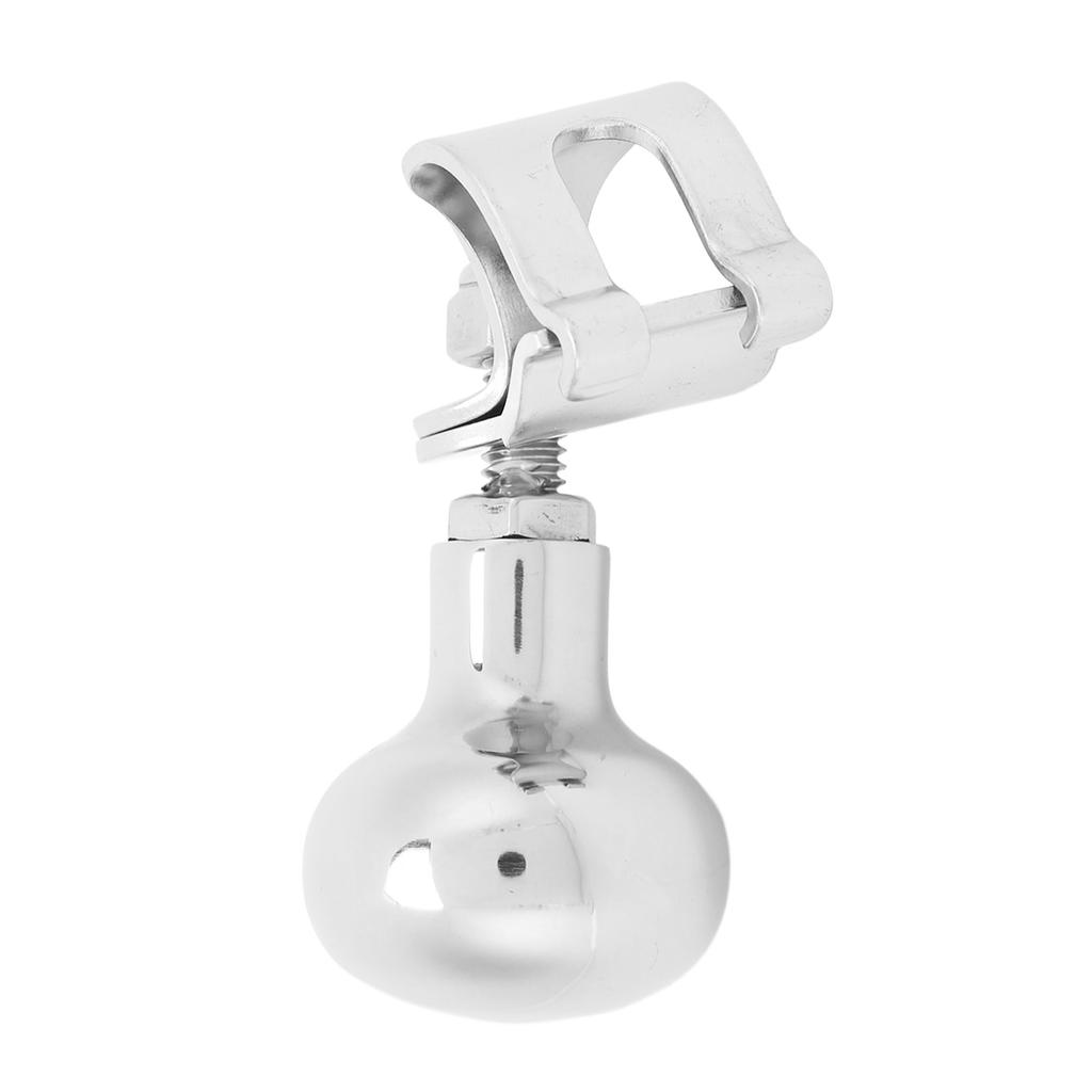 Car Steering Wheel Booster Professional Stainless Steel Round Steering Wheel Spinner Knob for Cars