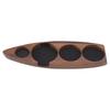 Wooden Coffee Tamper Holder Coffee Tamper Mat Stand Coffee Maker Support Storage Base Walnut Large