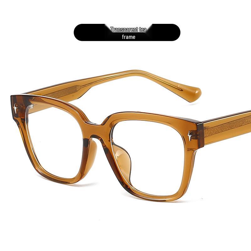 

Женская модная оправа для очков TR90 с защитой от синего света, заклепками и ножками с вставками из пропионата