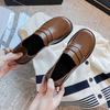 fashion Plus Size 43 44 Casual Loafer Shoes Woman British Style College Student Girls Casual Slip on Flats Shoes Female Feetwear