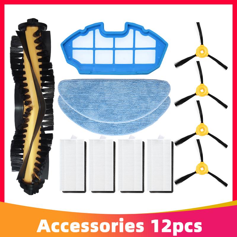 Pentru Ecovacs N79 N79S N79C DN622 Yeedi K600 K601G K700 Piese de schimb Accesorii Perie laterală principală Filtru Hepa Mop cârpă cârpă