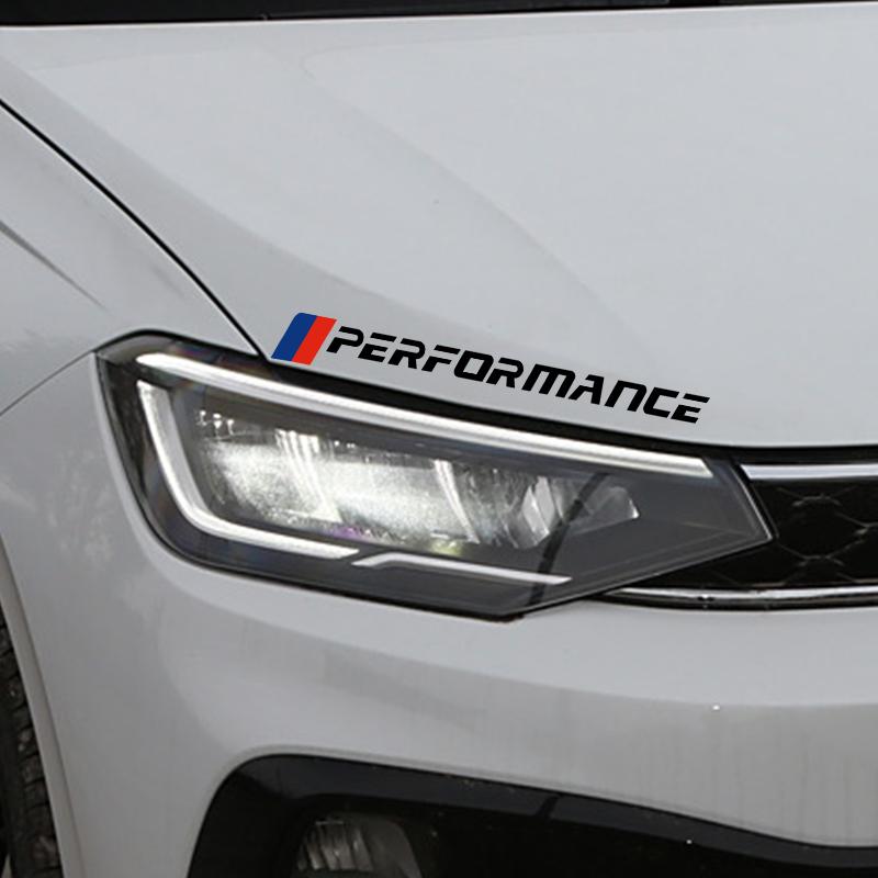 Car Performance Stickers Styling Vinyl Graphics Stripes Car Door Front File Visor Window Decorate for Transformation Accessories