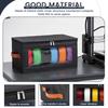 2 Pack Filament Storage Box 3D Printer Filament Storage Container Holds 3D Printing Accessories Holder Rack for Office Lab