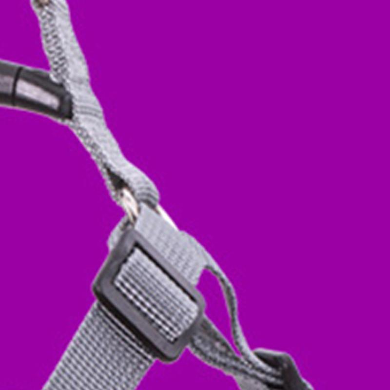 

Pet Harness Breathable Reflective Strip Dog Harness with 1.5m Leash for Small and Medium Dogs Purple S S фіолетовий