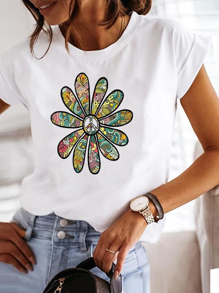 Clothes Fashion Love Plant Cute Lovely Style Short Sleeve Pr