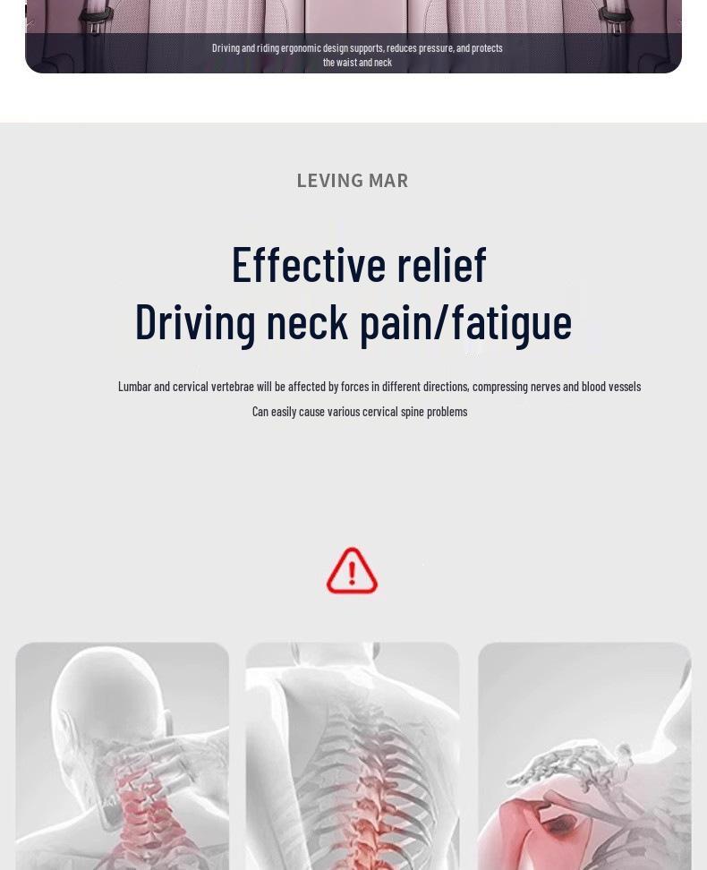 L60 Car Neck and Head Support Pillow Set for Drivers