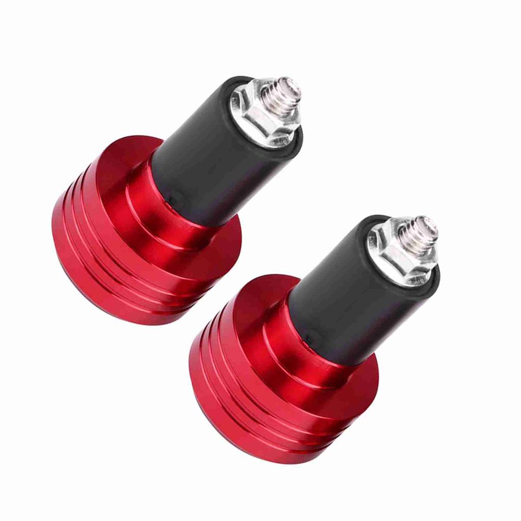Pair of 22mm Universal Aluminum Motorcycle Grip Handlebar Ends Weight Balance Plug