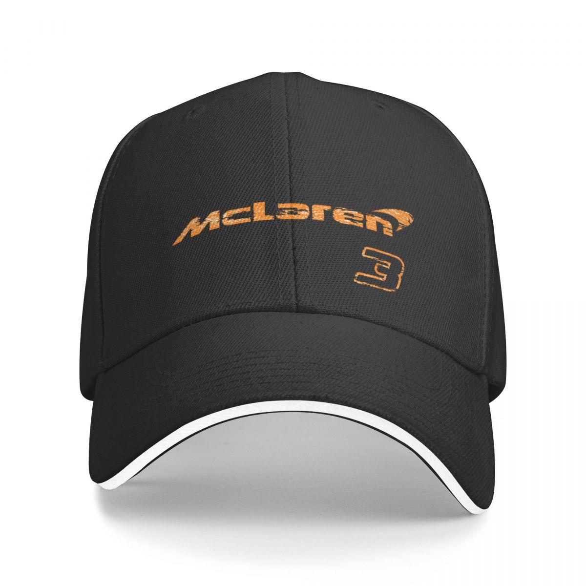 

McLaren F1 2021 Риккардо Унисекс Кепки Открытый дальнобойщик Бейсболка Snapback Дышащая шляпа Настраиваемые полихроматические шляпы