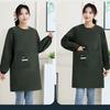 Grembiule Impermeabile a Maniche Lunghe con Logo Personalizzato per Casa, Cucina e Barbiere