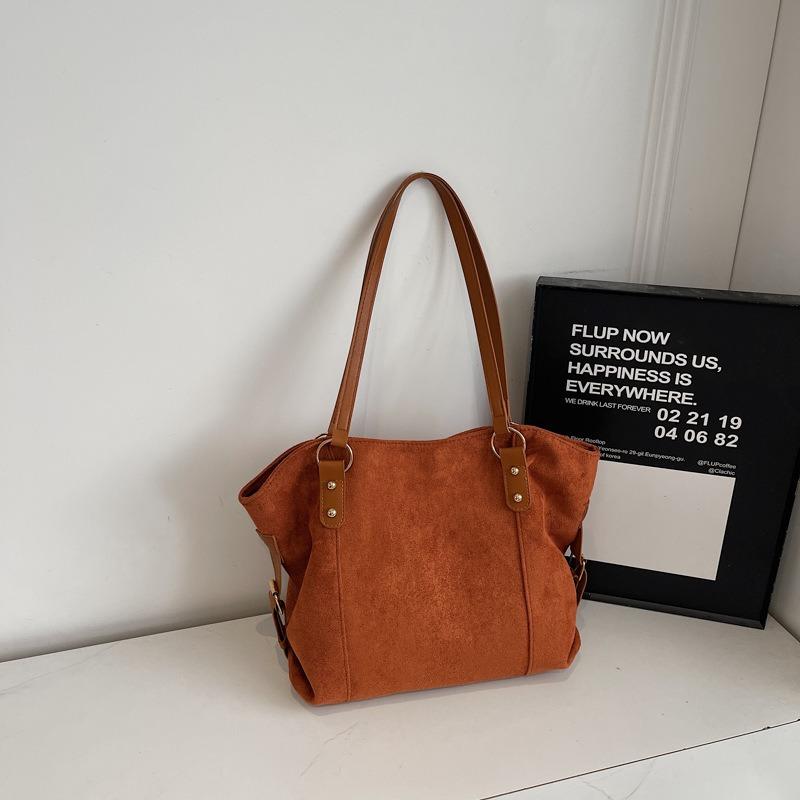 Large Capacity Fashionable Retro Soft Leather Women's Shoulder Bag Women's Autumn and Winter New Atmospheric Tote Bag