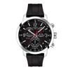 Tissot Men's PRC 200 Chronograph Watch with Black Dial and Rubber Strap (T1144171705700) [Official Import]